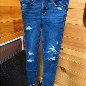 American Eagle Next Level Stretch Distressed Jeggings